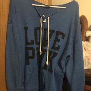 🚫SOLD🚫 VS Pink slouchy Crew